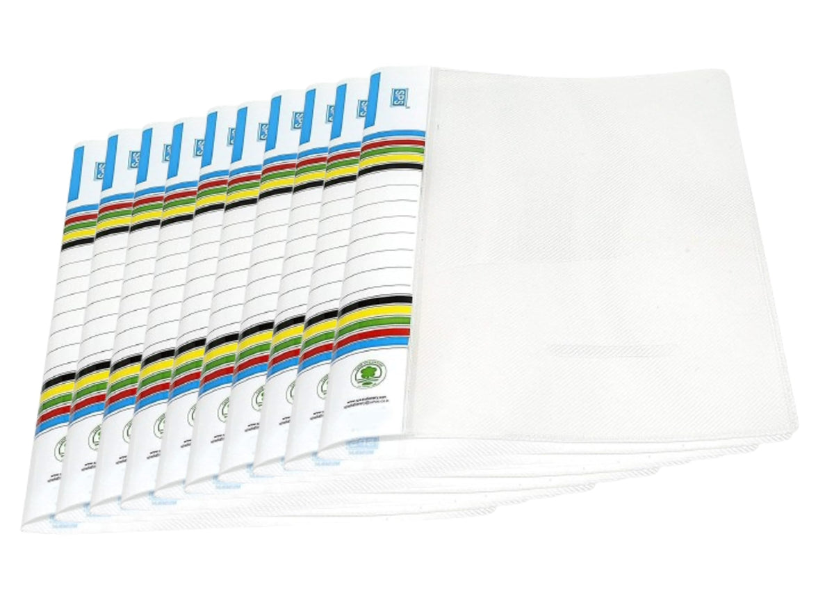 Open File A4 A4 Size Transparent Report File Folder with Plastic – Set of 10 Files ...
