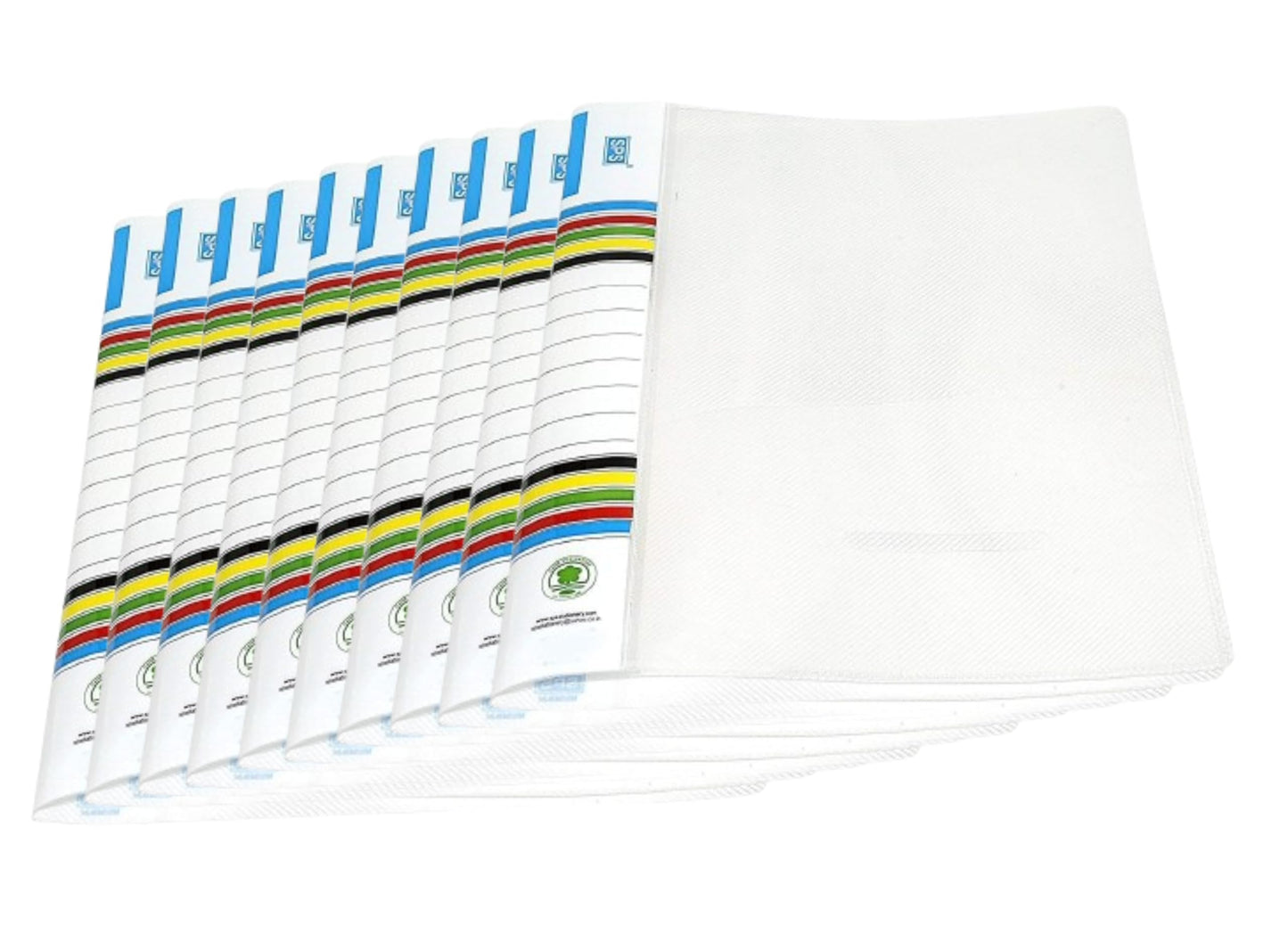 A4 Size Transparent Report File Folder with Plastic – Set of 10 Files