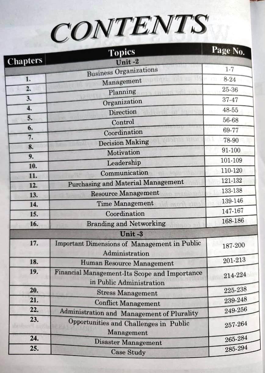 Nirman IAS MPPSC Mains Paper-4, Part-B, Unit-2,3 Business Organizations, Management & Administration(English Medium)