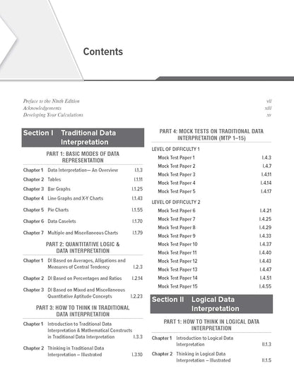Courseware on Data Interpretation, 9th Edition by Arun Sharma |  | Includes Solved Papers (2020–2024) & 2500+ Practice Questions