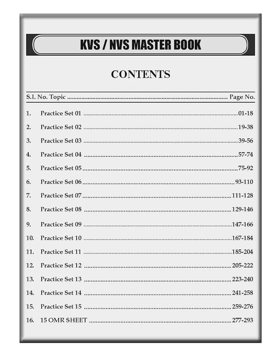 Adhyayan - KVS–NVS Master Book (Tier-1) Exam Guide (15 Practice Sets) By Rohit Vaidwan (Bilingual)
