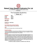 Rakesh yadav The Complete Vocabulary (Volume -2) 2nd Edition By Jaideep Singh (Bilingual)