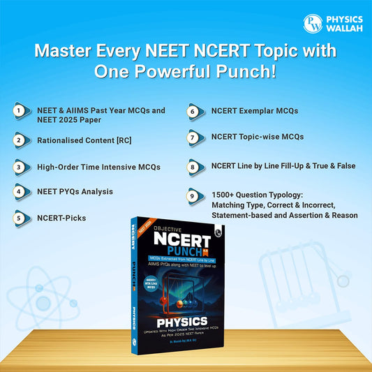 PW Objective NCERT Punch 4.0 – Physics by Dr. Manish Raj (M.R. Sir) NEET 2026 | 4600+ NTA MCQs