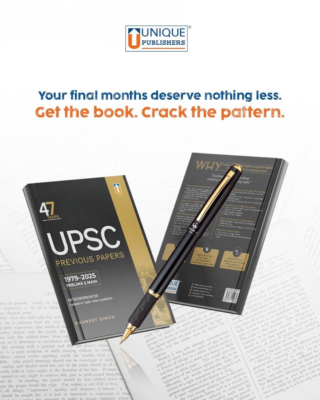 Unique - 47 Years UPSC Previous Year Questions (Prelims & Mains) by Pavneet Singh | English Medium