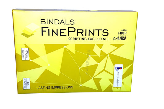 Bindal FinePrints A4 Copier Paper – 65 GSM | 500 Sheets