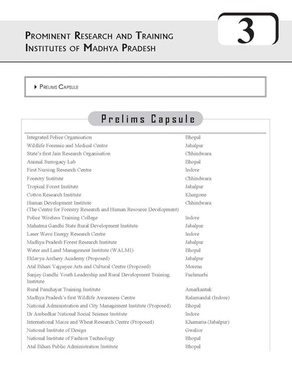 TMH - An Introduction To Madhya Pradesh General Knowledge (6th Edition) English Medium