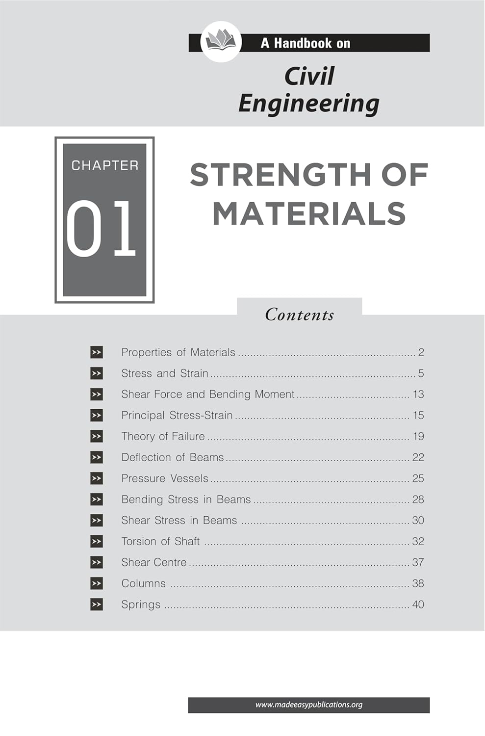 Made Easy – A Handbook on Civil Engineering (6th Edition) English Medium