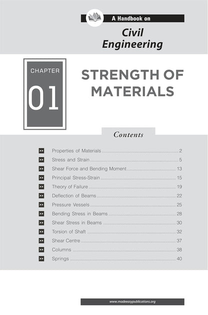 Made Easy – A Handbook on Civil Engineering (6th Edition) English Medium