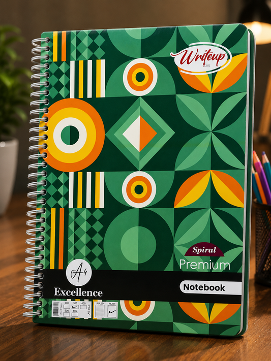 Writeup Spiral Premium Notebook (A4 Size, 300 Pages) Unruled