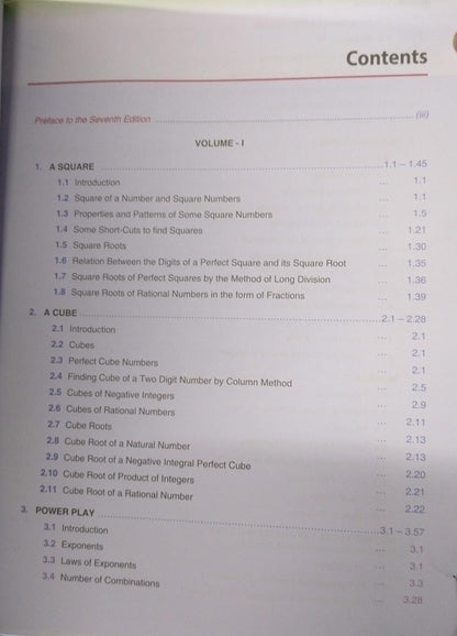 Dhanpat Rai RD Sharma Mathematics for Class 8 – Volume 1 (CBSE) [English Medium]