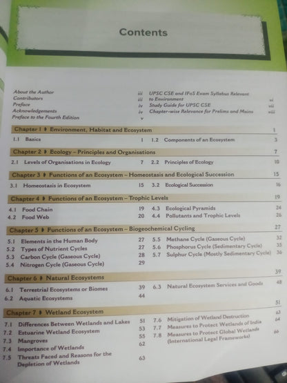 PMF IAS Environment And Ecology (4th Edition) by Manjunath Thamminidi (English Medium)