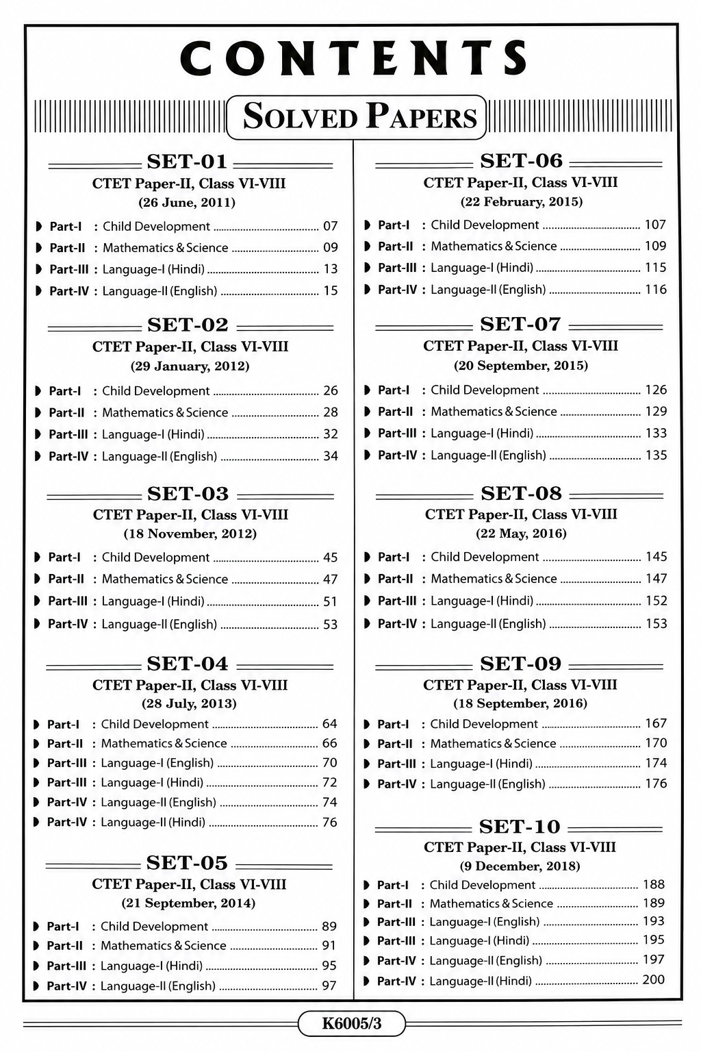 Kiran CTET Paper-2 (Class 6 to 8) Mathematics & Science 33 Sets Solved Papers 2026 (English Medium)