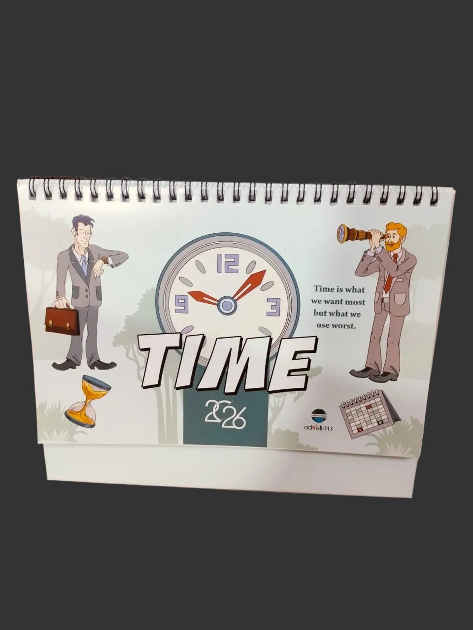 Table Calendar Time 2026 | Monthly Desk Calendar