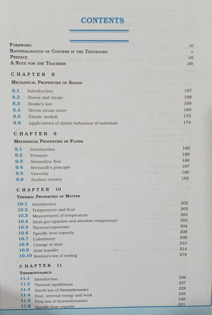 NCERT Physics – Class 11th Part 2 (English Medium)
