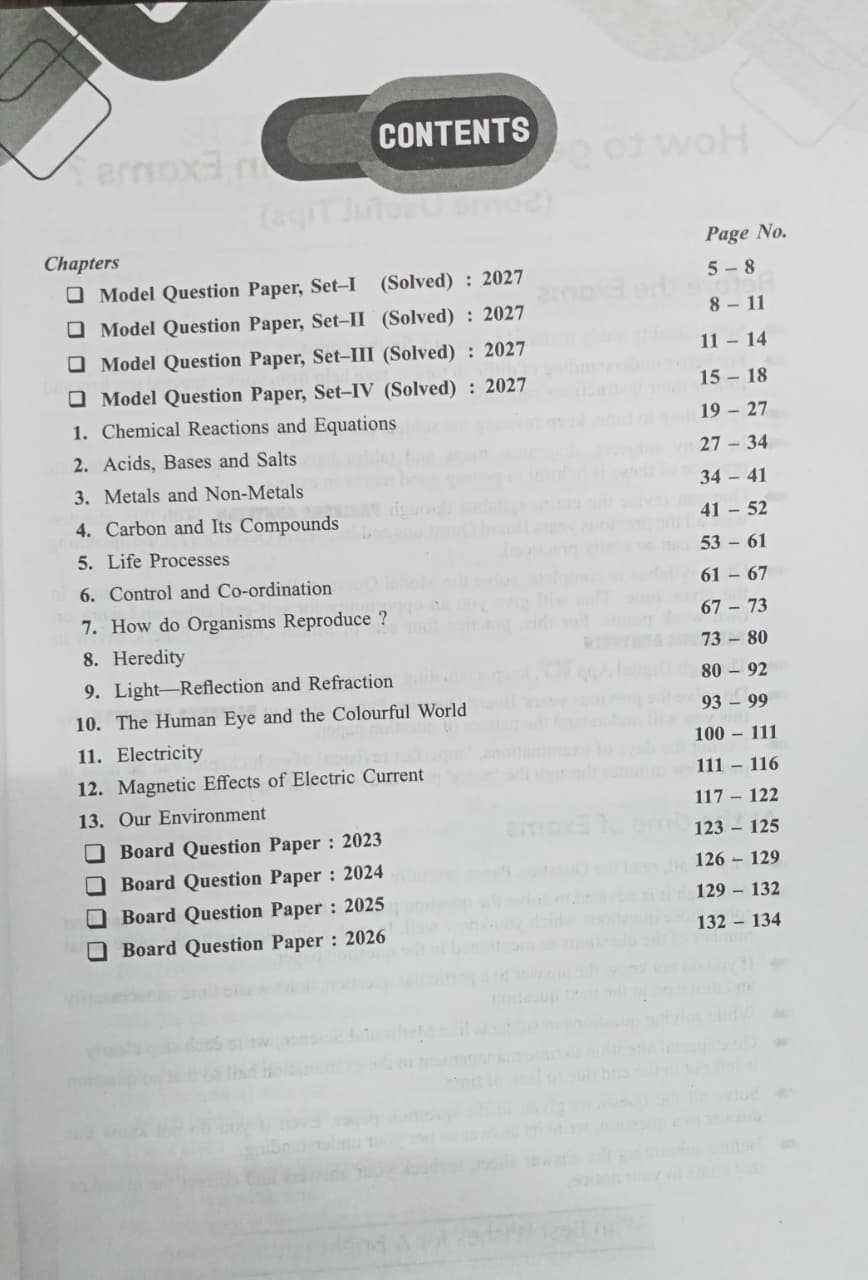 Pariksha Adhyayan Science For Class 10 2027 (English Medium)