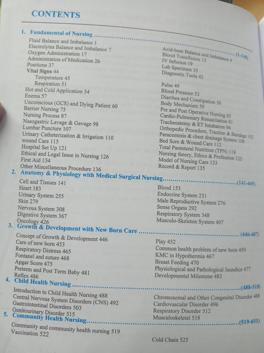 Aravali - Competitive Handbook of Nursing (Volume-2) by P.R. Yadav (5th Edition) English Medium