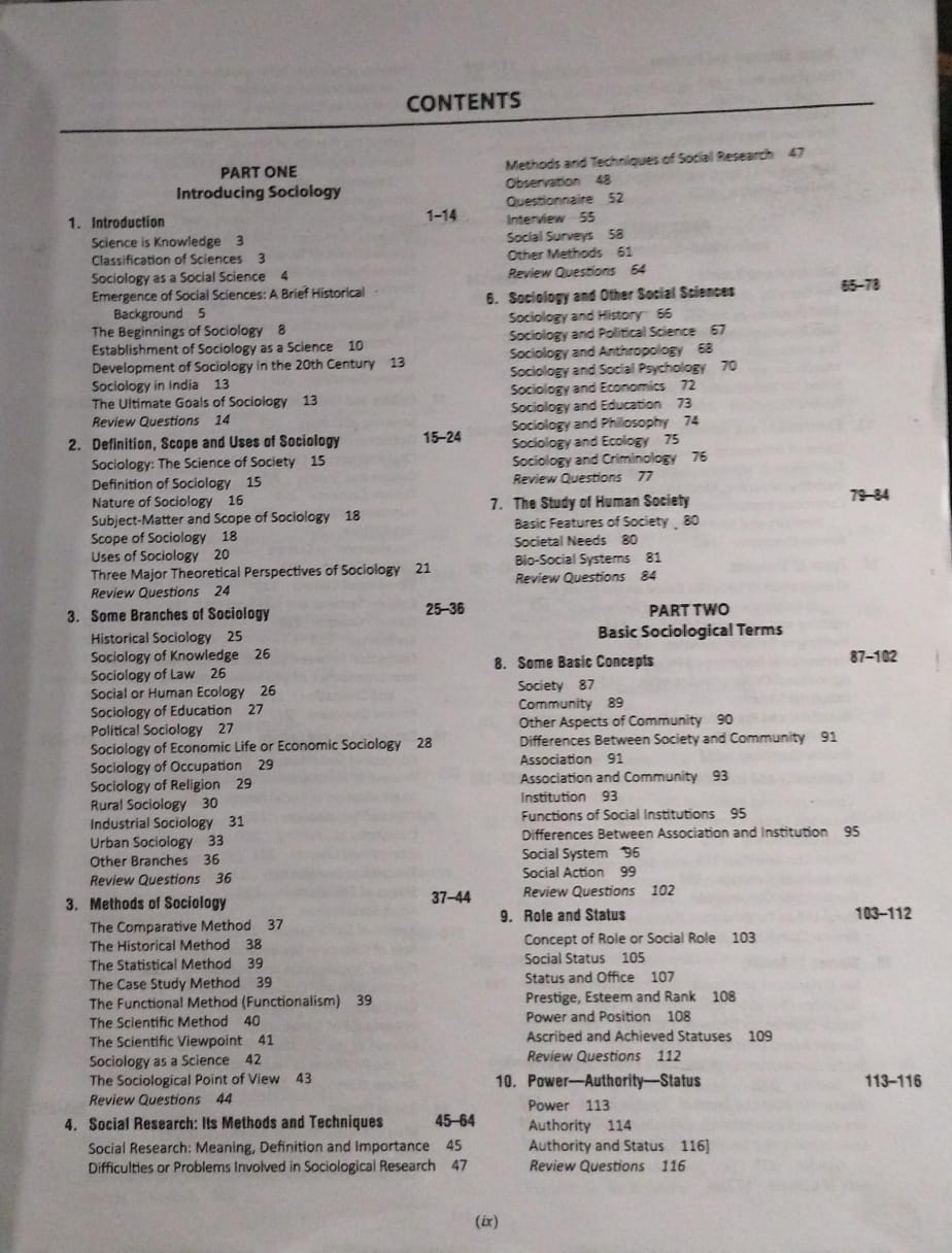S.Chand Sociology 7E C N SHANKAR RAO [ENGLISH]