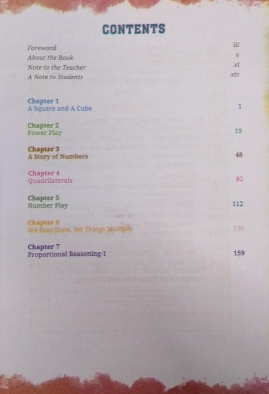 Ganita Prakash Mathematics Grade 8 Part-1 (NCERT Textbook) –[English Medium]