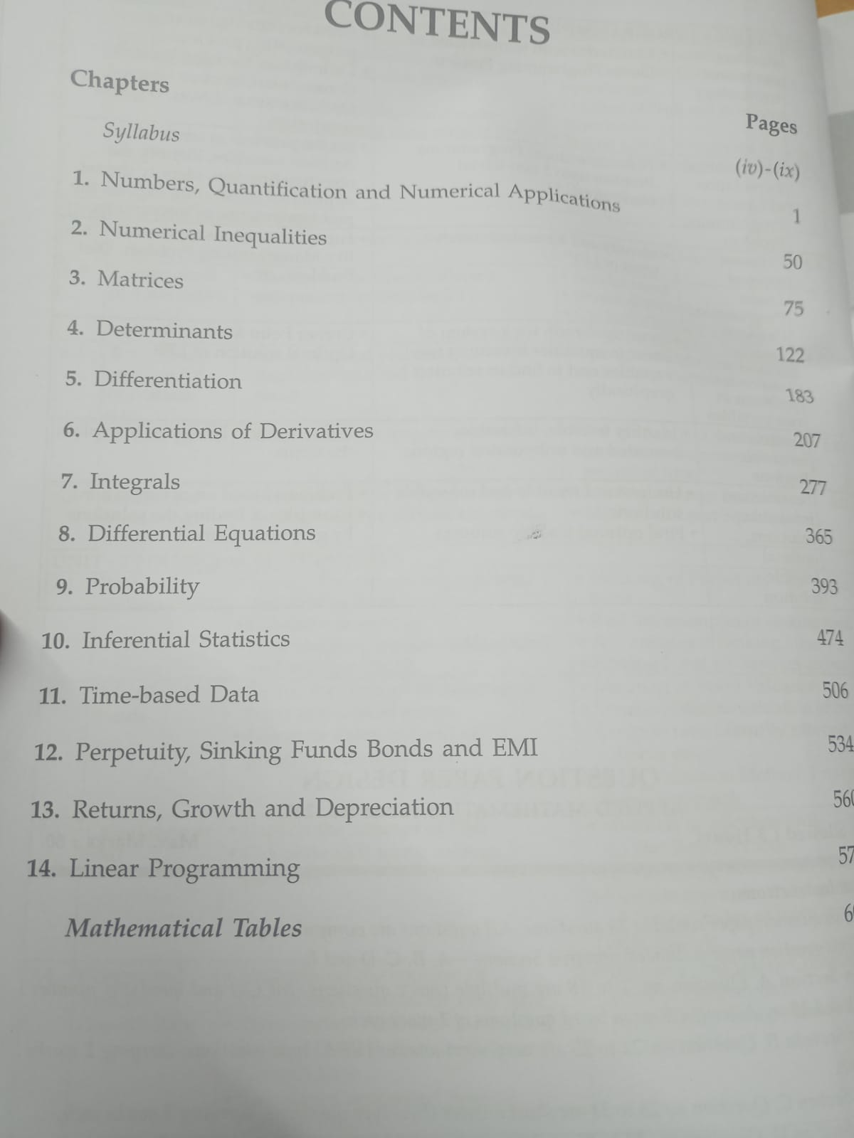 APC Applied Mathematics Class 12 CBSE (Code 241) [English Medium]