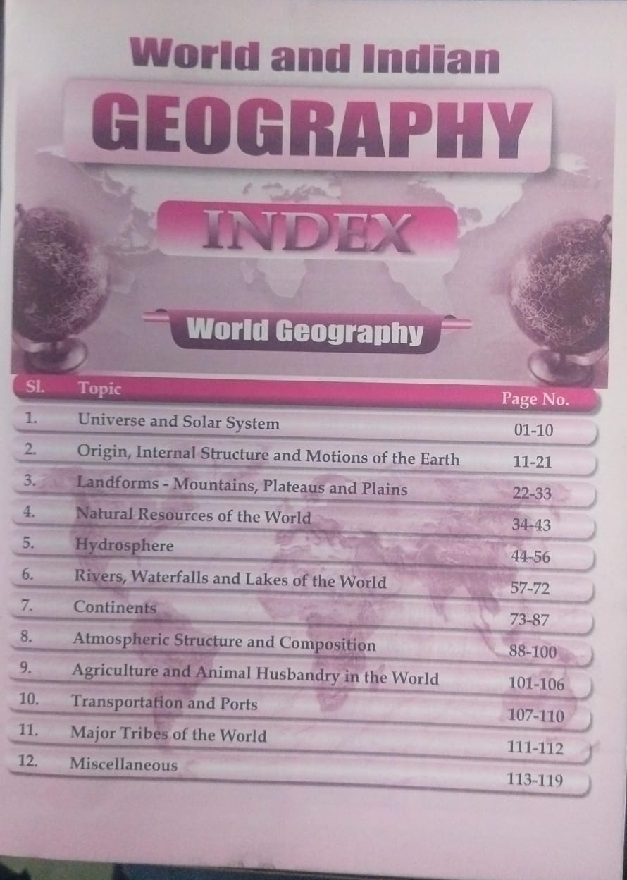 Winners World and Indian Geography (E)