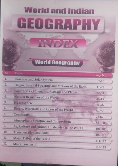 Winners World and Indian Geography (E)