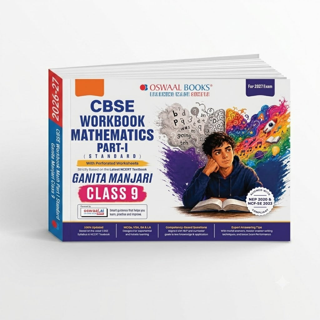 Oswaal CBSE Workbook Mathematics Part-I (Standard) Ganita Manjari Class 9 (English Medium)