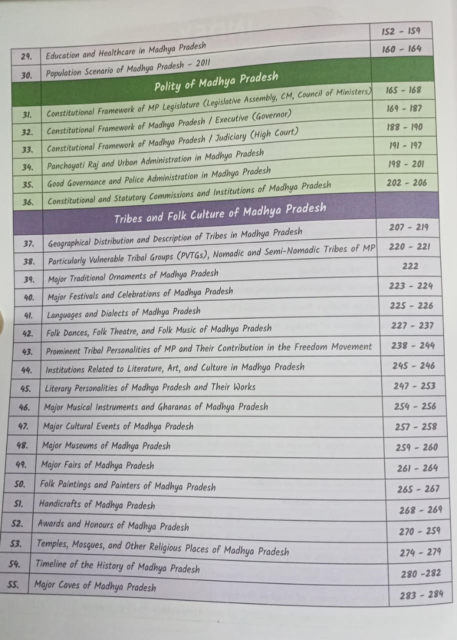Parikshadham Madhya Pradesh 2027 MPGK Book Madhya Pradesh General Studies (English Medium)