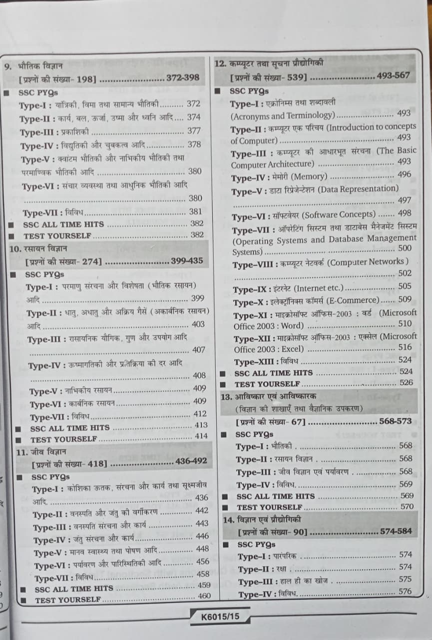 Kiran SSC Samanya Adhyayan (General Awareness) Solved Paper 7500+ Objesctive Questions Edition 2027 (Hindi Medium)