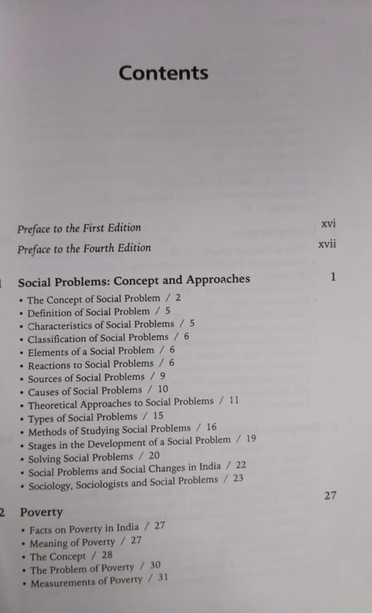 Rawat Publications Social Problems in India (4th Edition) by Ram Ahuja | (English Medium)