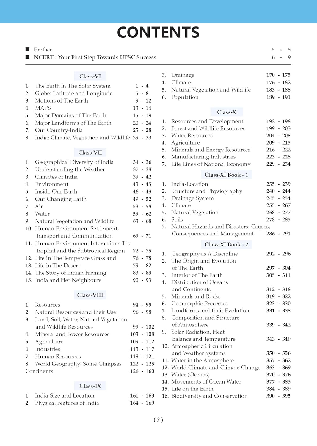 Oswaal NCERT One For All Geography Classes 6-12 (English Medium)