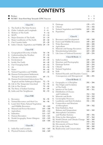 Oswaal NCERT One For All Geography Classes 6-12 (English Medium)