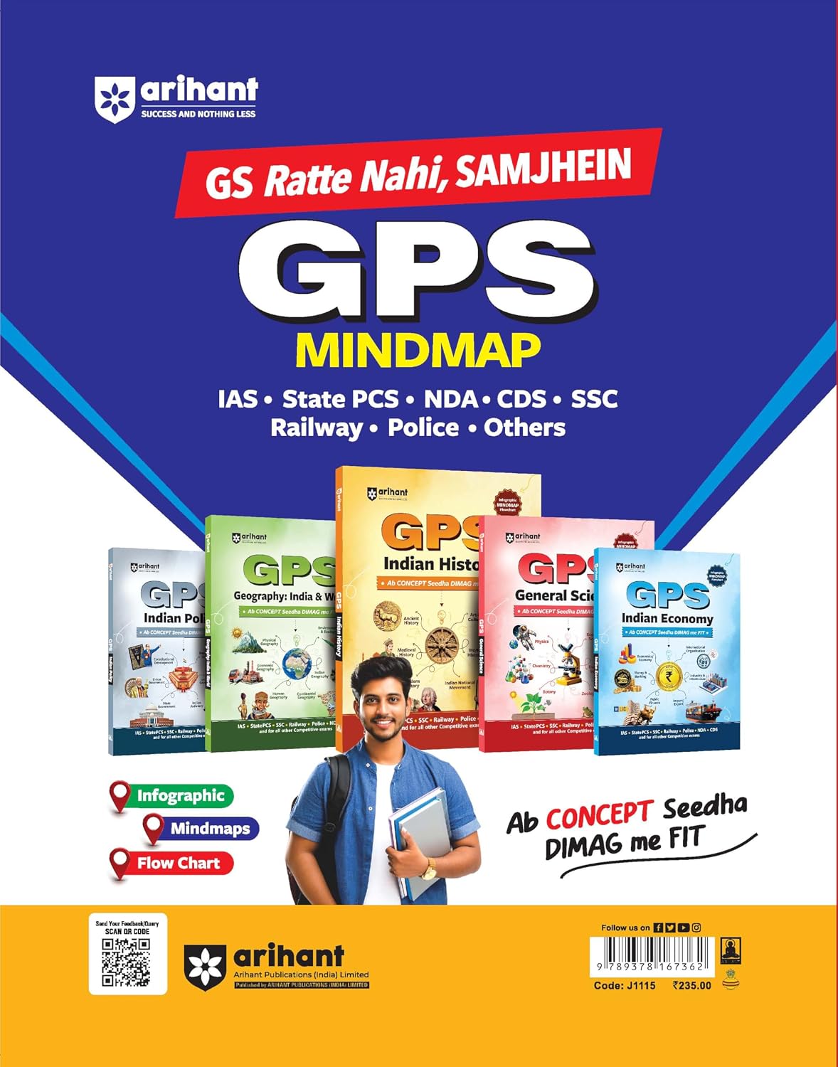 Arihant Crackmaster Static GK Book By Manohar pandey (English Medium)