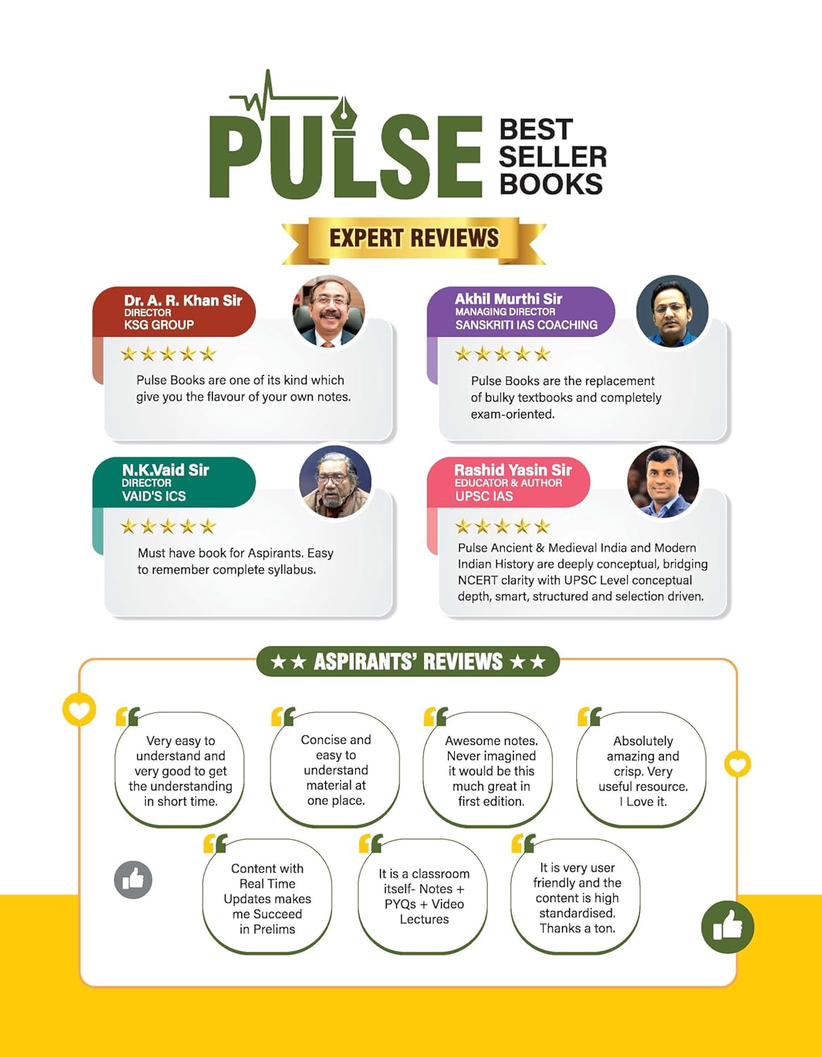 Arihant - PULSE 3.0 UPSC Prelims 2026 Handwritten Notes – Modern Indian History | English Medium