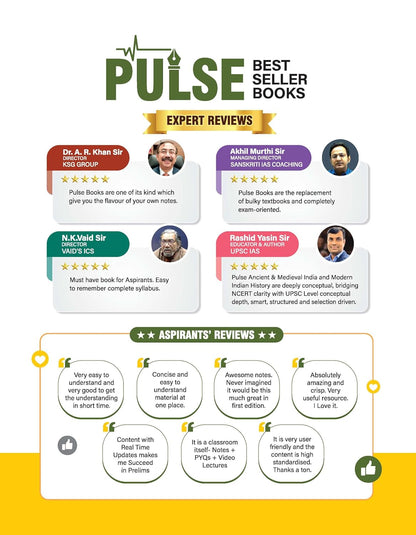 Arihant - PULSE 3.0 UPSC Prelims 2026 Handwritten Notes – Modern Indian History | English Medium