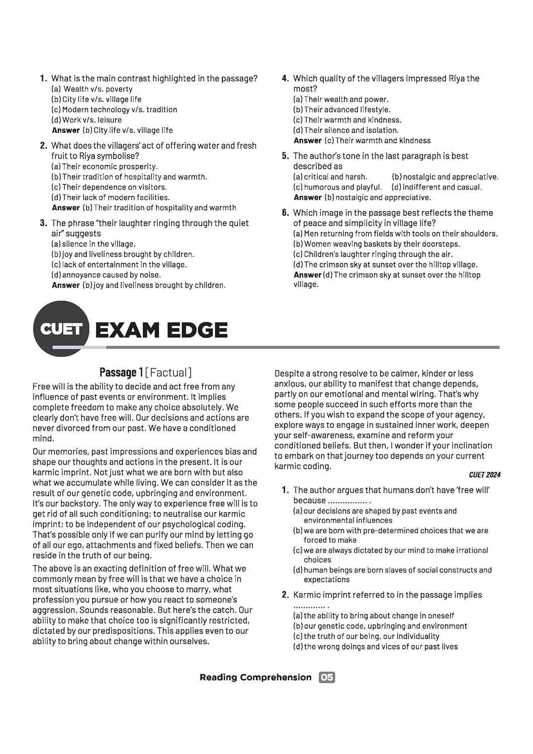 Arihant CUET2026 UG English Language Section I (A) Chapterwise Notes & Question Bank 2026