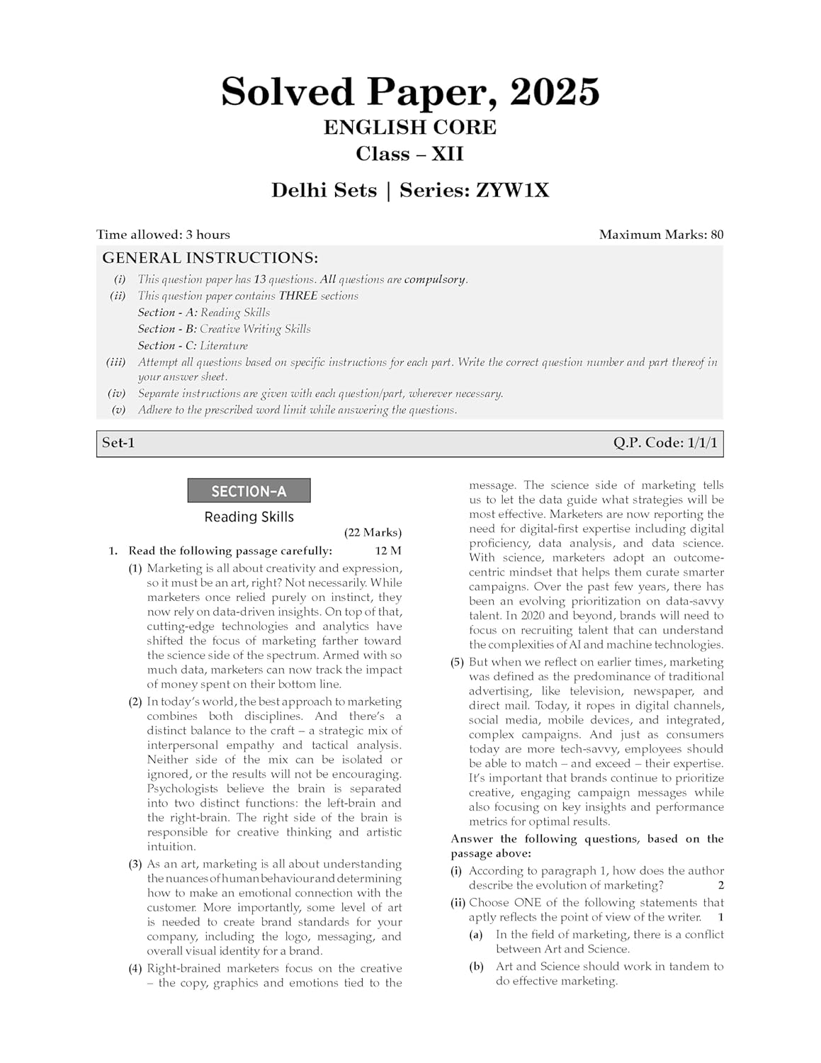 Oswaal CBSE (Class-12) 10 Years Solved Papers (2016–2025) Set of English, Physics, Chemistry & Mathematics 2026[English]