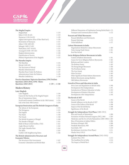 Arihant GSP General Studies Paper 1 – 2025 by Manohar Pandey | English Medium