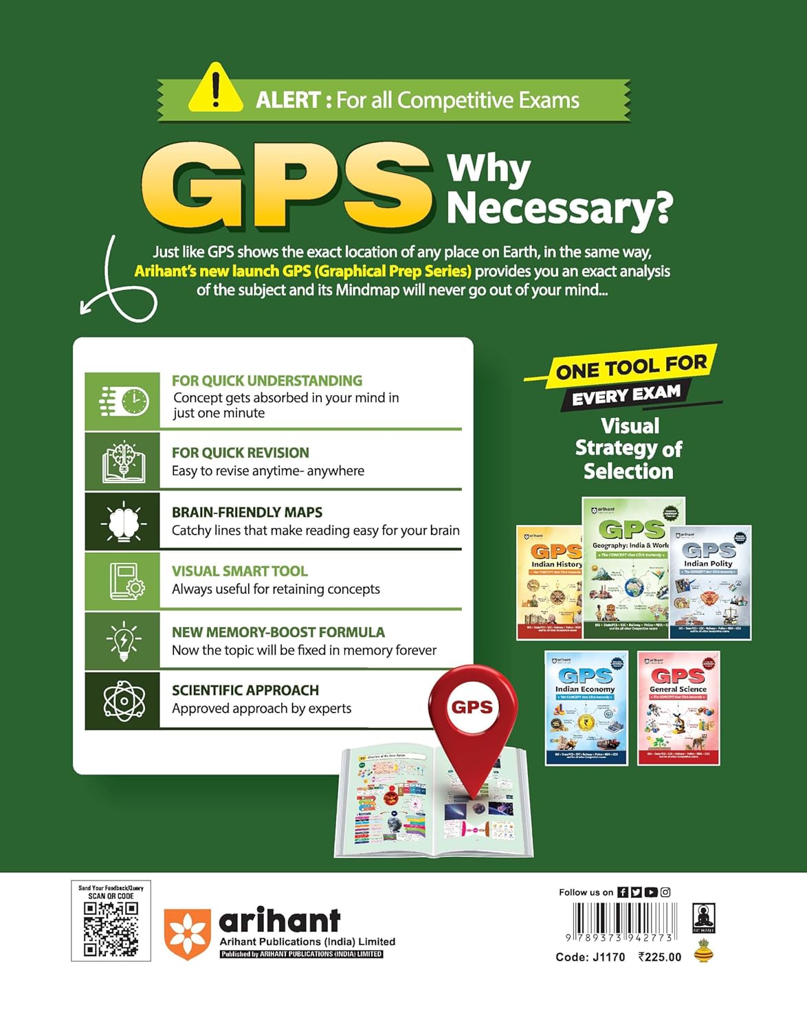 Arihant - GPS Geography: India & World Book | English Medium