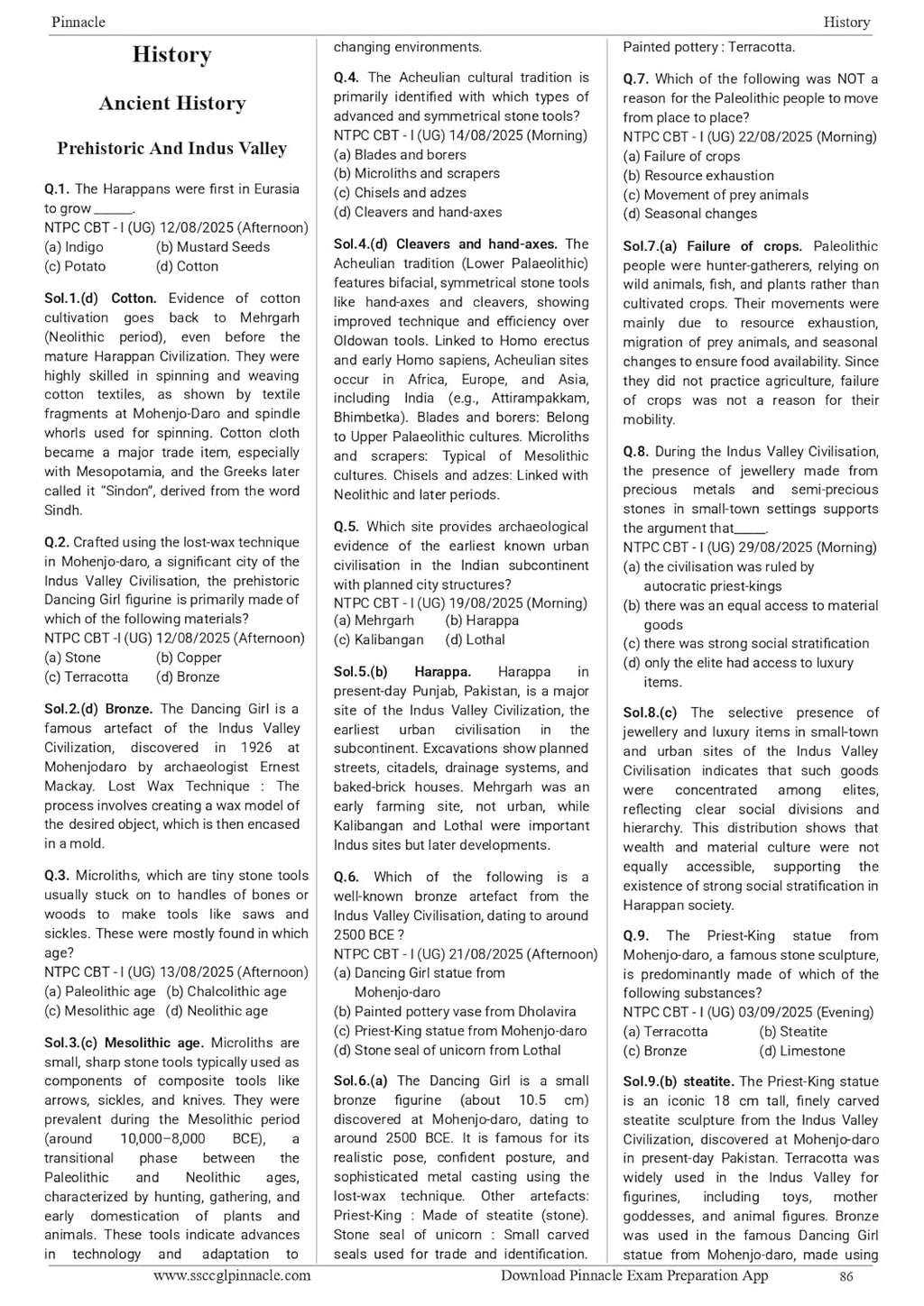 Pinnacle - Railway General Studies | 7100+ MCQs (PYQ) Chapter-wise (3rd Edition) English Medium