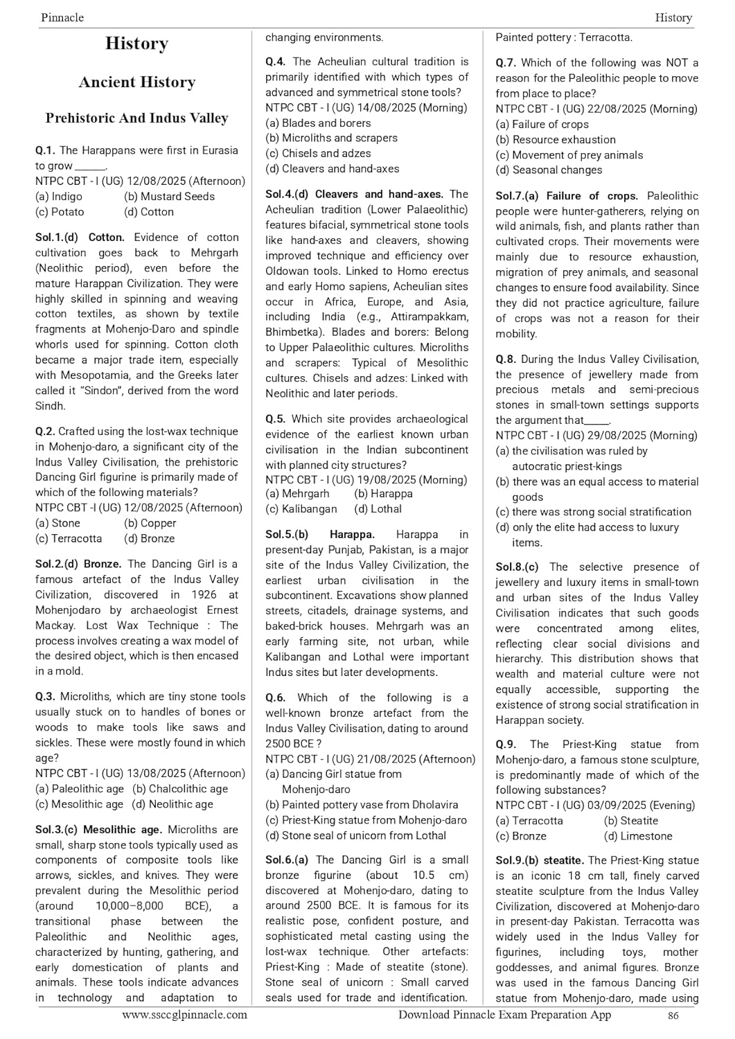 Pinnacle - Railway General Studies | 7100+ MCQs (PYQ) Chapter-wise (3rd Edition) English Medium