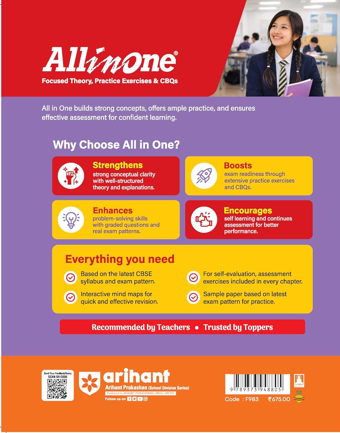 Arihant All in One Accountancy for CBSE Class 12th 2026-27  [English]