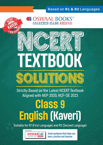 Oswaal NCERT Textbook Solutions English (Kaveri) Class 9th Latest Edititon (English Medium)