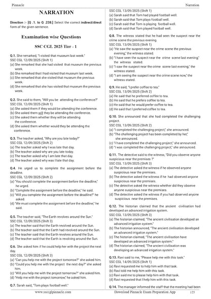 Pinnacle - SSC English Chapterwise 7600+ebp MCQ (8th Edition) Hindi Medium