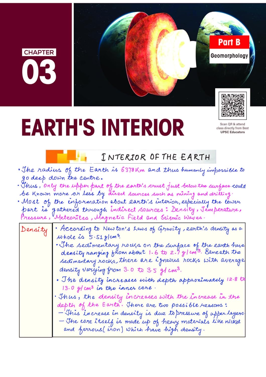 Arihant PULSE 3.0 UPSC Prelims 2026 Handwritten Notes – Conceptual Geography | English Medium