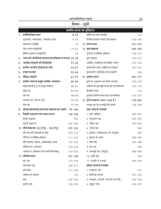 Arya Competition Times - Bhartiya Itihas (Hindi Medium)