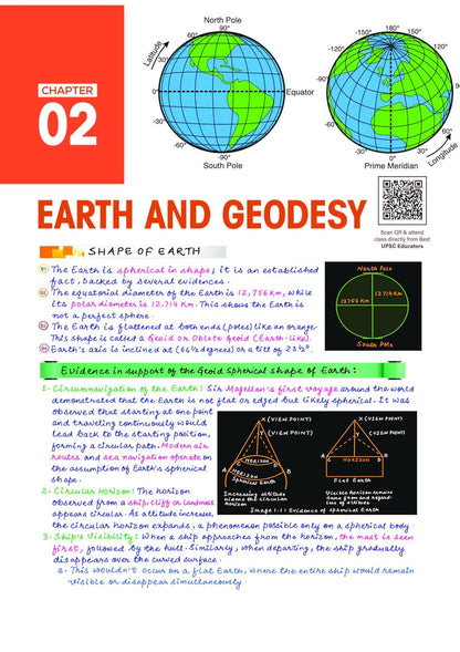 Arihant PULSE 3.0 UPSC Prelims 2026 Handwritten Notes – Conceptual Geography | English Medium