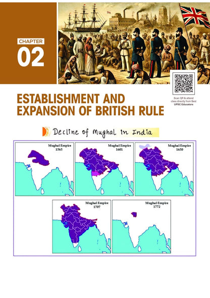 Arihant - PULSE 3.0 UPSC Prelims 2026 Handwritten Notes – Modern Indian History | English Medium