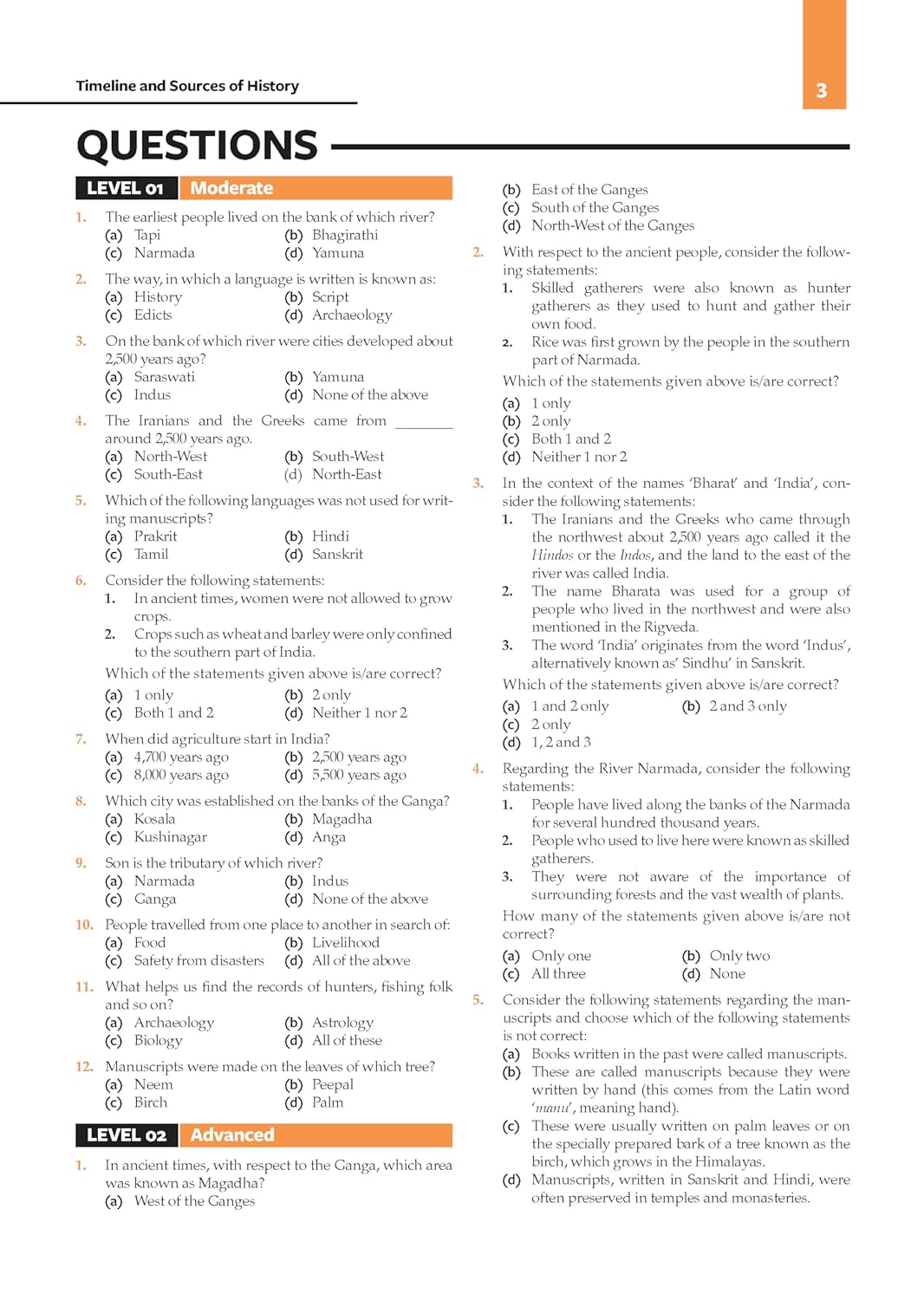 Oswaal NCERT One For All History Classes 6-12 (English Medium)