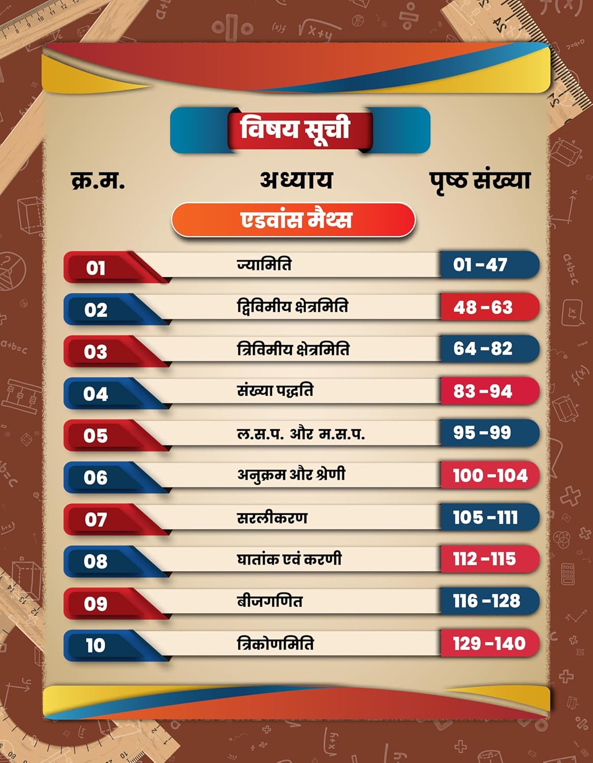 Aditya Ranjan - Sampoorna Ganit Brahmastra Formula Book (3rd Edition) Hindi Medium