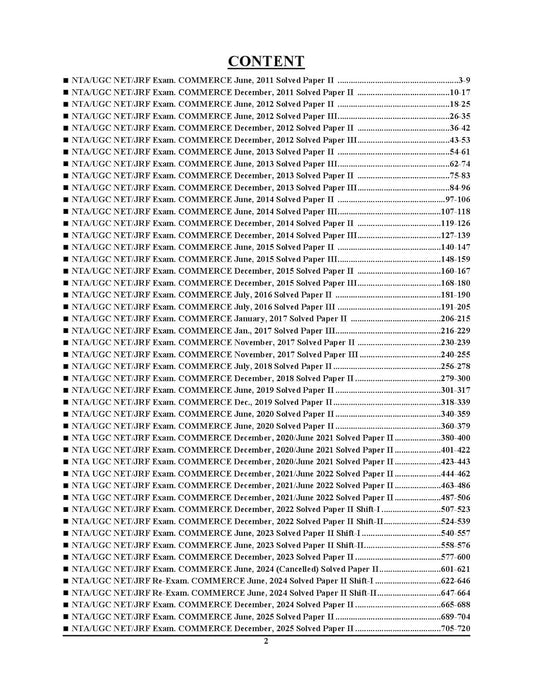 Youth NTA/UGC-NET/JRF Commerce (Up to Date) Solved Papers Edition 2026-2027 (English Medium)